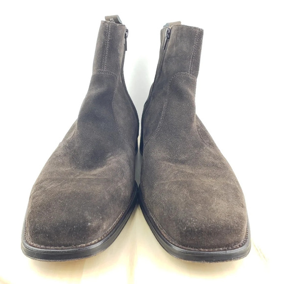 Florsheim Imperial Boots Size 11.5 Brown Suede Leather Ankle Classic Casual